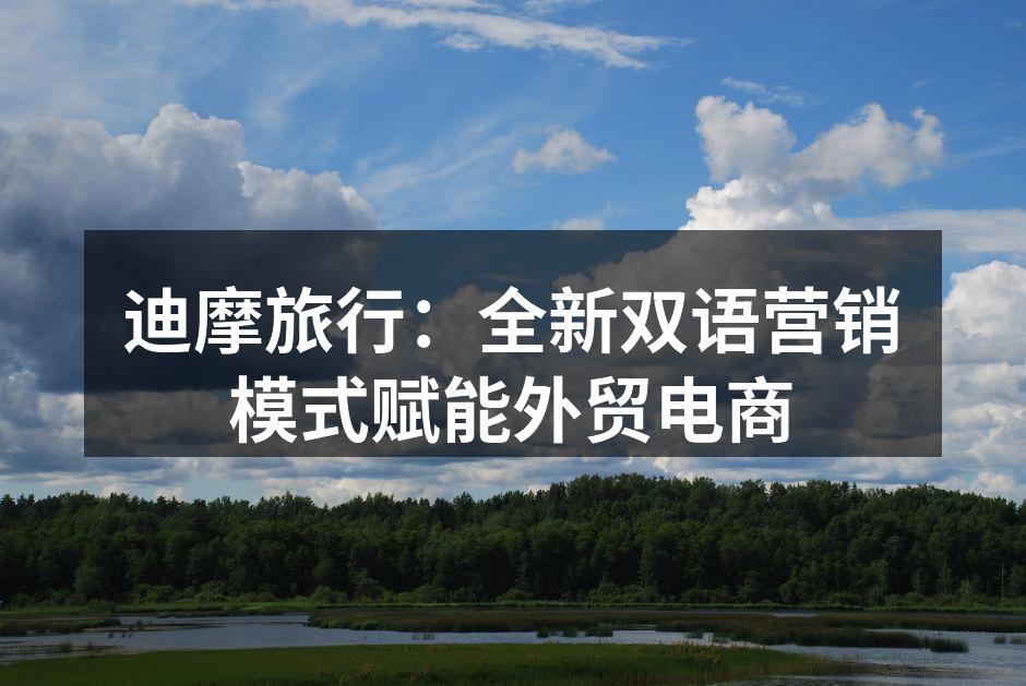 迪摩旅行：全新双语营销模式赋能外贸电商