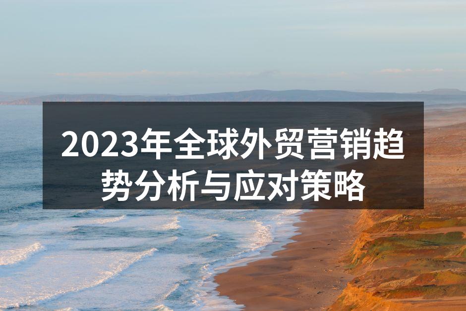 2023年全球外贸营销趋势分析与应对策略