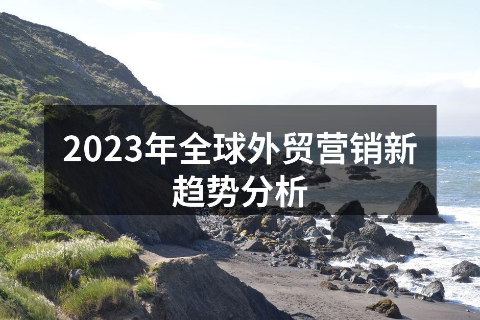2023年全球外贸营销新趋势分析